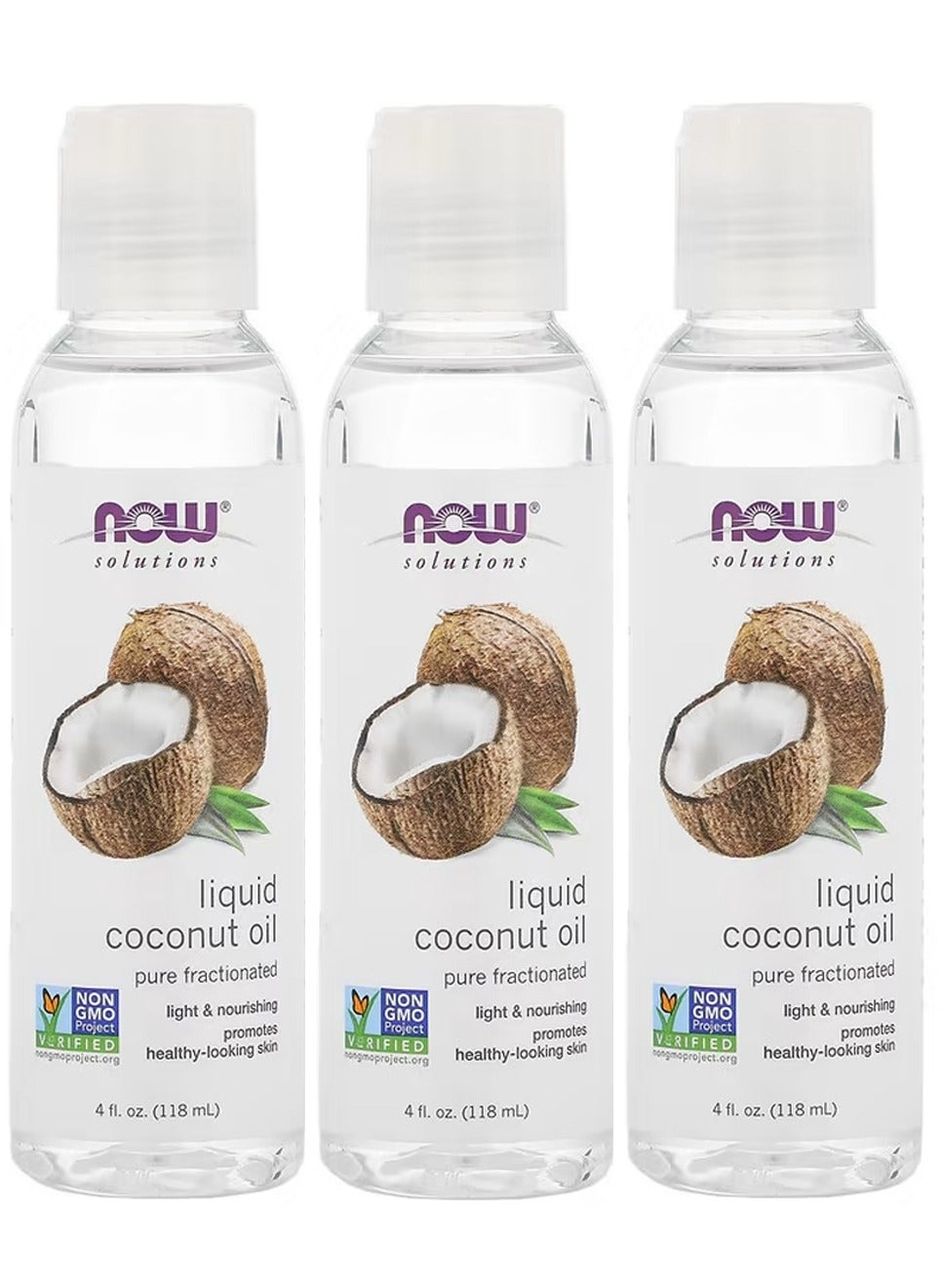 Pure Liquid Coconut Oil 118ml (Pack of 3)