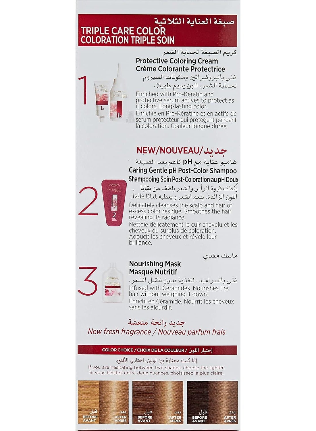 Excellence Crème Permanent Hair Color 8.1, Light Ash Blonde - image 3