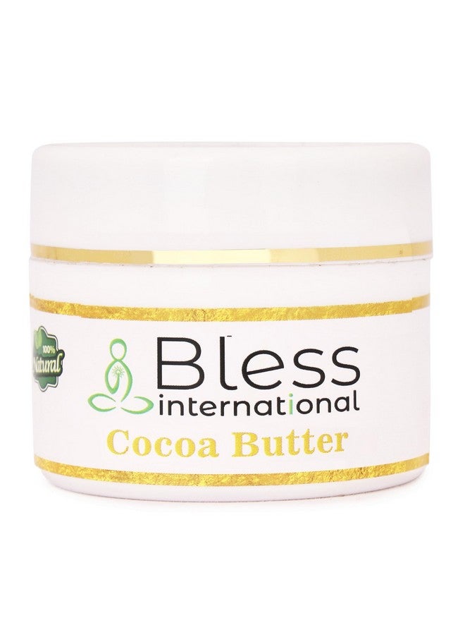 Organic Raw Cocoa Butter 100% Purenatural & Unrefined Skin Moisturizer For Face Body & Hair 4 Oz115 Gm Ivorywhite Grade A Diy Creams Balms Lotions Soaps Softens Dry & Tough Skin