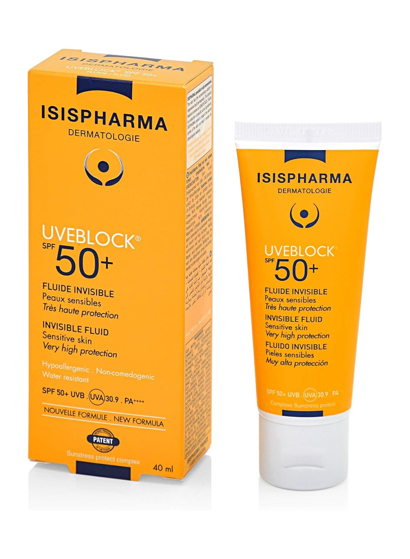 Pharma UVEBlock 50+ Invisible Fluid, 40 ml 1+1 OFFER