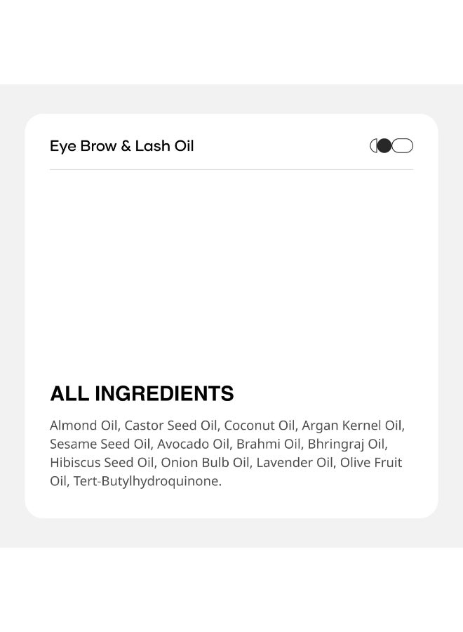Cureskin Eye Brow & Lash Oil | Nourishes and Strengthens (7 ml) | Eyelash Growth Serum | Lash Serum for Eyelash Growth - image 7