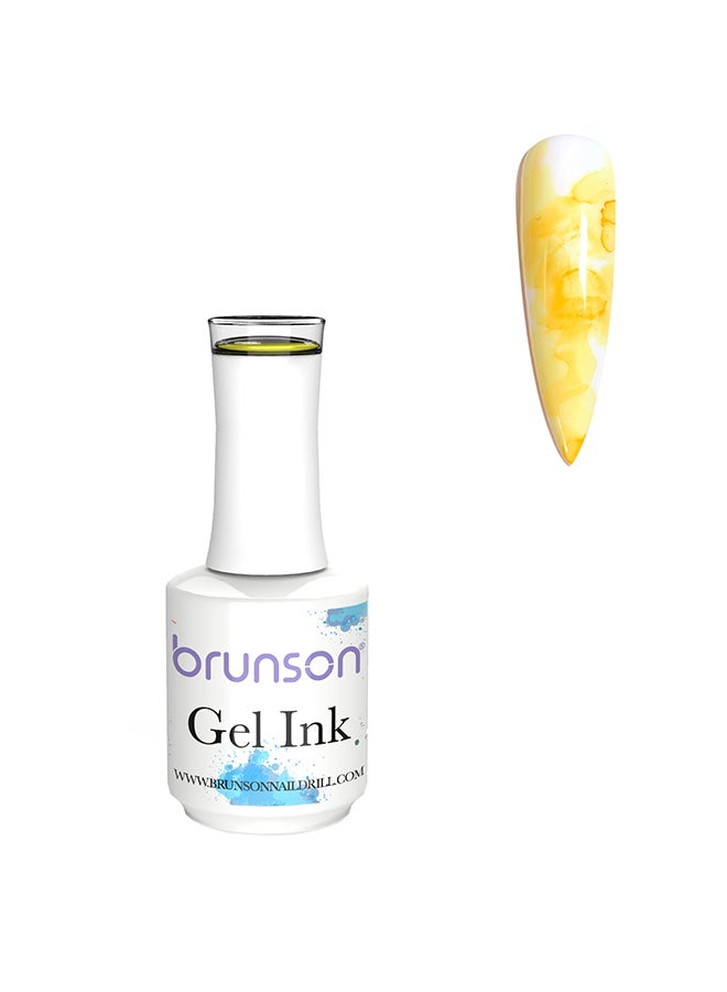 Gel Ink Nail Polish Watercolor Ink Gel Nail Polish Flower Nail Art Blossom Gel for Spreading Marble Effect Soak Off UV Gel Manicure 15mlBGI05