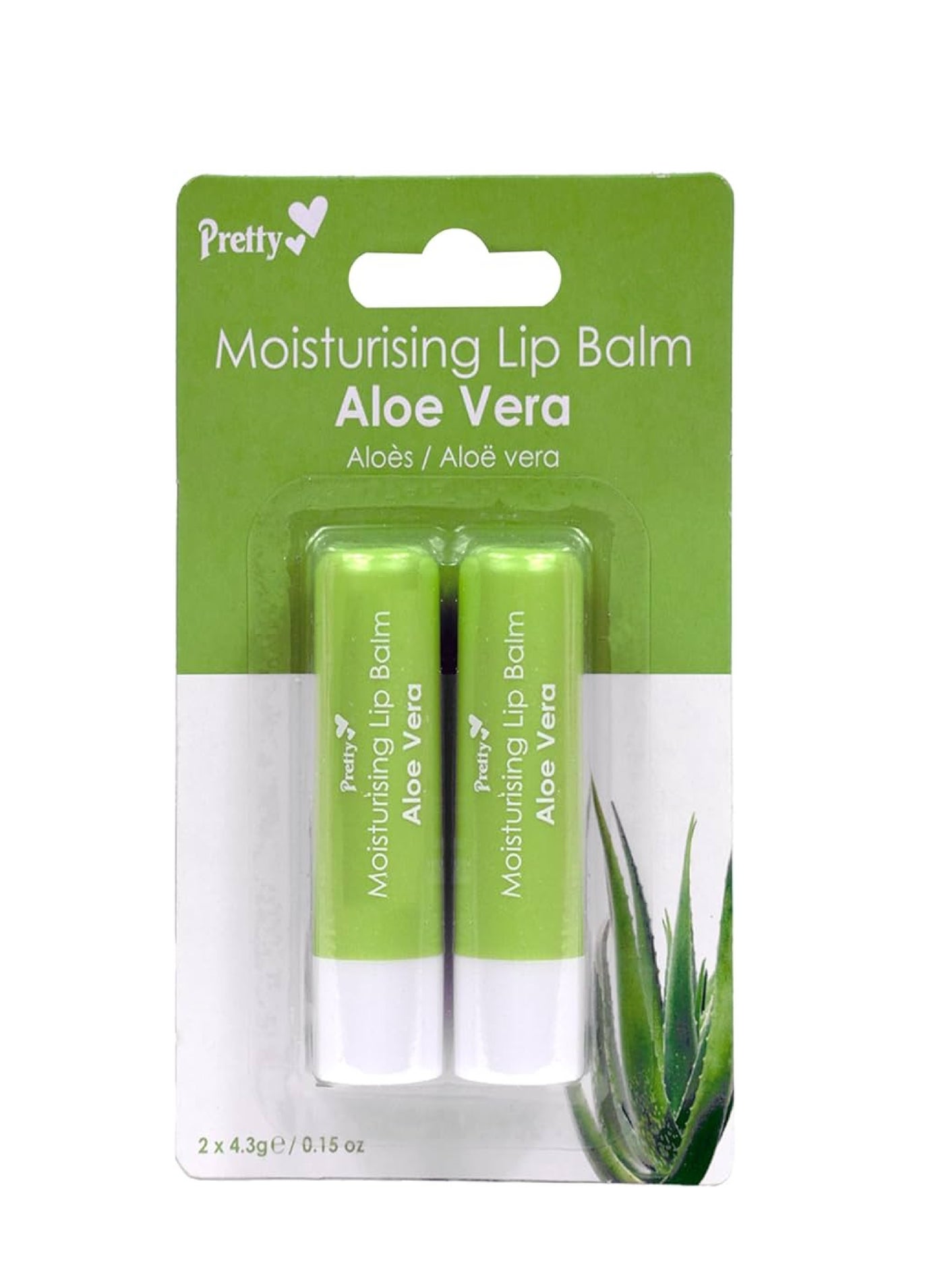Pretty Moisturizing Lip Balm - Aloe Vera 4.3g