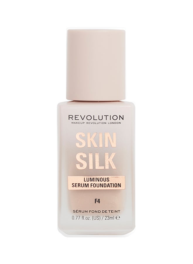 Makeup Revolution Skin Silk Serum Foundation F4