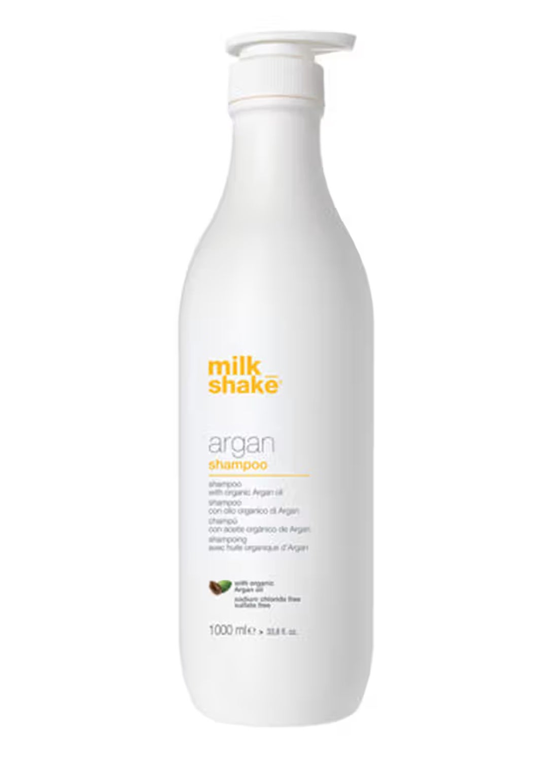 Argan Oil Shampoo – Sulfate Free Hydrating Cleanser with Organic Argan Oil, Wheat & Rice Proteins – Nourishing, Anti-Frizz & Color-Safe Shampoo for Soft, Shiny Hair, 1 Ltr