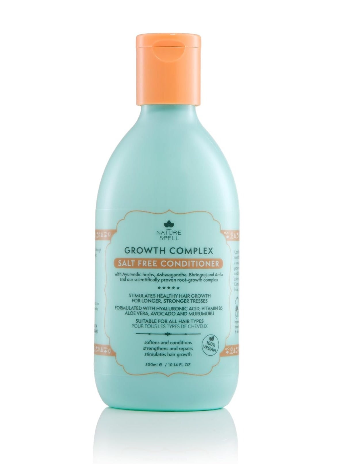Nature Spell Growth Complex Salt-Free Conditioner 300ml | Strengthen & Nourish Hair