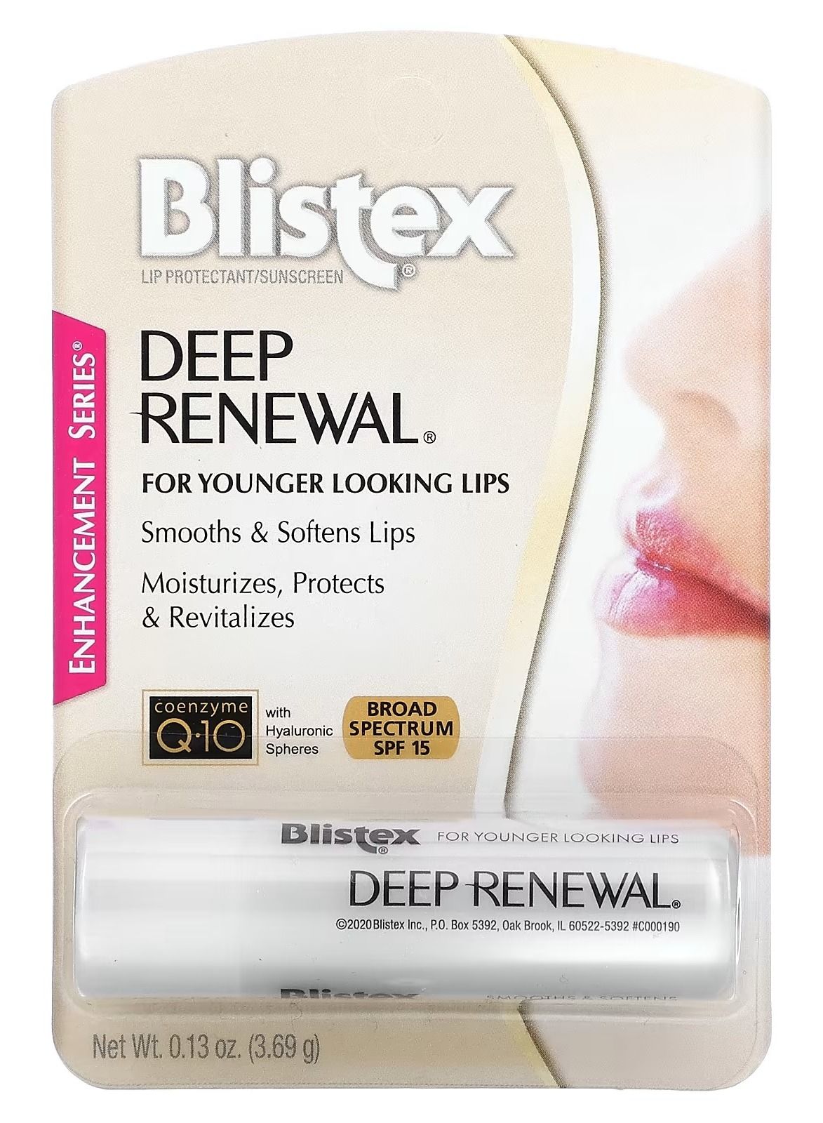 Deep Renewal Lip Protectant Sunscreen SPF 15 0.13 oz 3.69 g