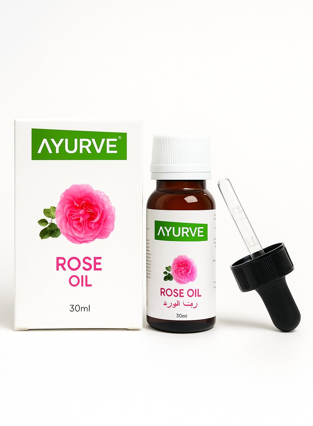 Pure Rose Oil 30ml – 100% Natural Essential Oil for Skin, Hair & Aromatherapy