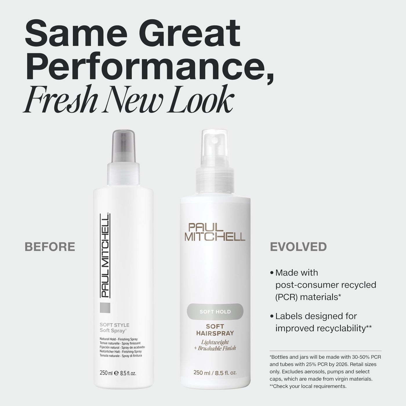 Paul Mitchell Soft Spray, Natural Hold, Touchable Finish Hairspray, For All Hair Types, 8.5 fl. oz