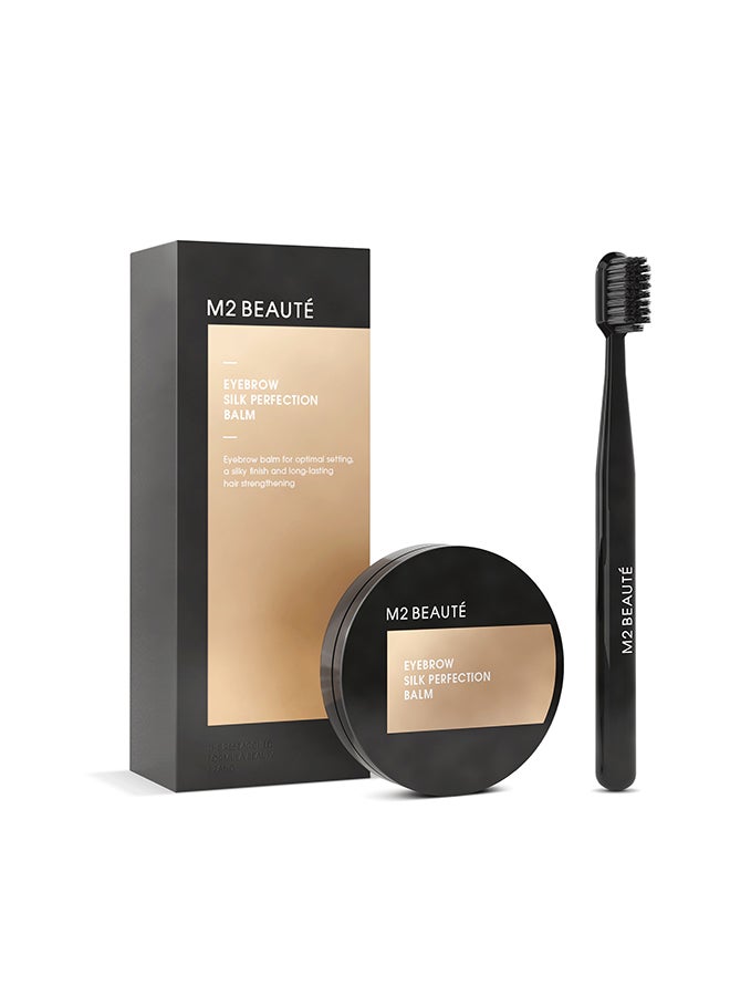 Eyebrow Silk Perfection Setting Balm Ceramide Jojoba Oil And Aloe Vera | For Sculpted Groomed And Nourished Brows Dermatest Very Good 5ml