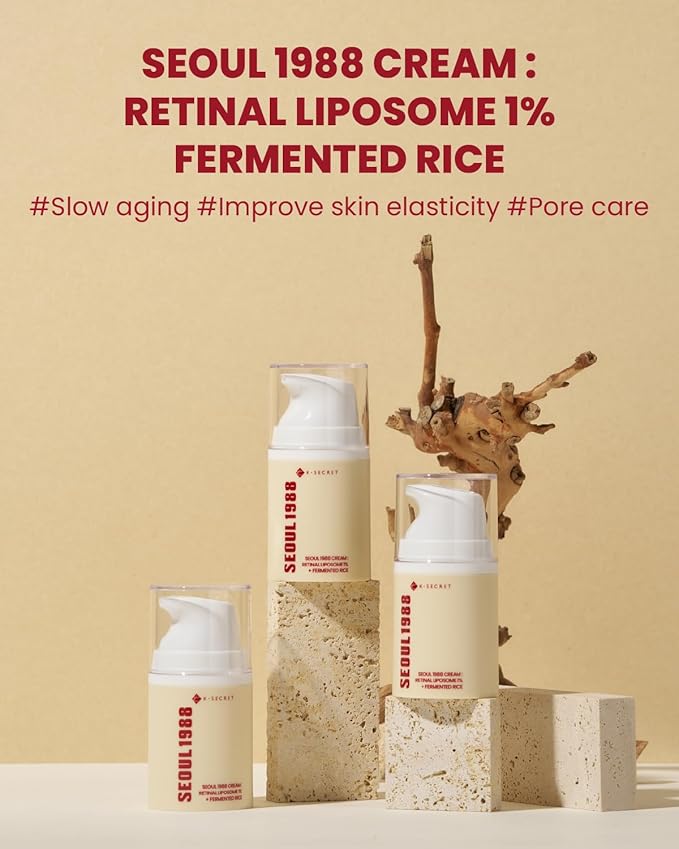K-SECRET SEOUL 1988 Cream : Retinal Liposome 1% + Fermented Rice - image 2