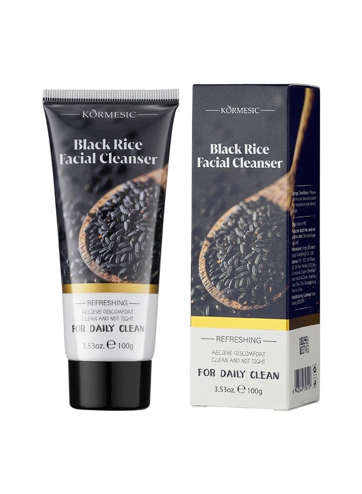 Black Rice Cleansing Cream - 100g Deep Cleansing Face Wash