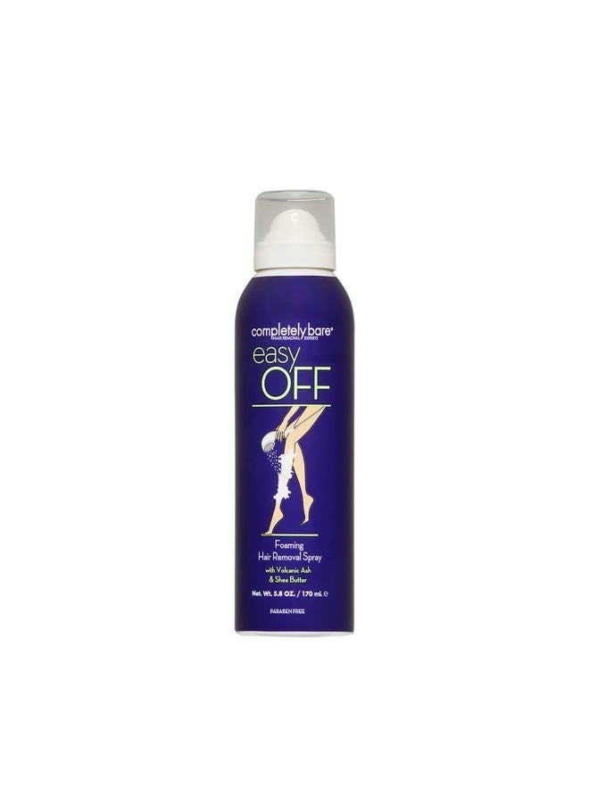 completely bare easy OFF Foaming Hair Removal Spray - Moisturizing Shea Butter & Aloe Vera