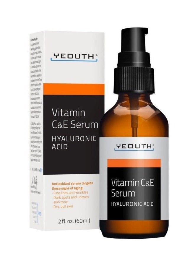 Vitamin C And E Serum With Hyaluronic Acid, 2Oz