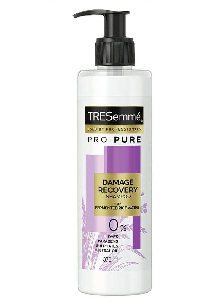 Pro Pure Damage Recovery Shampoo, with Fermented Rice Water, Sulphate Free & Paraben Free, for Damaged Hair, 370 ml