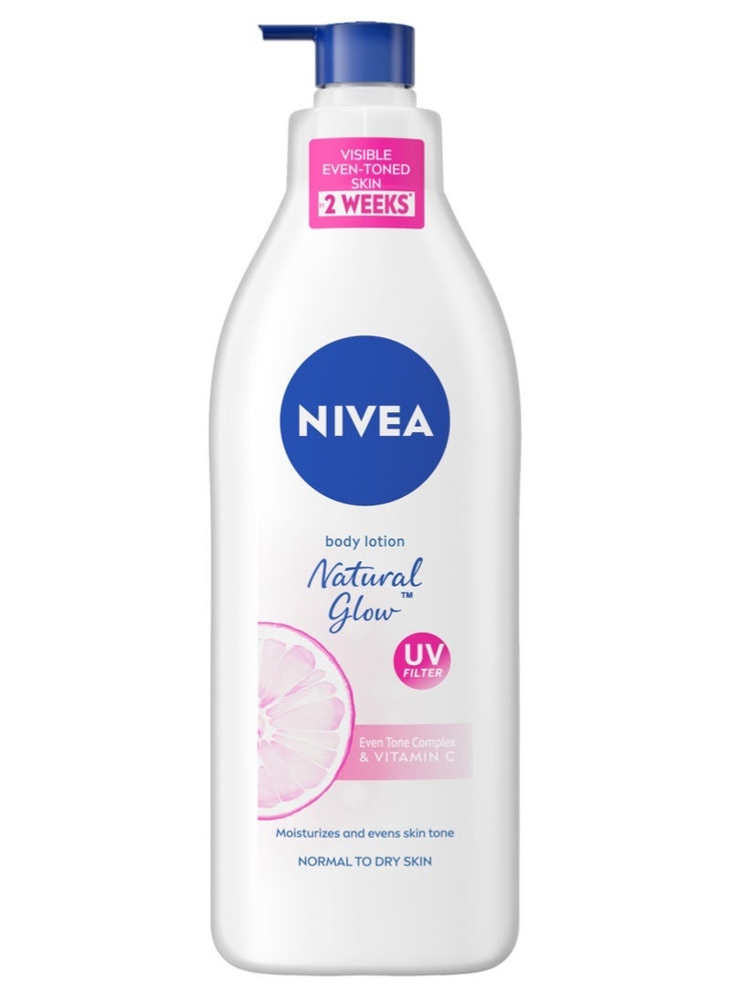 Natural Glow Body Lotion, Even Tone, Vitamin C - Normal To Dry Skin 400ml