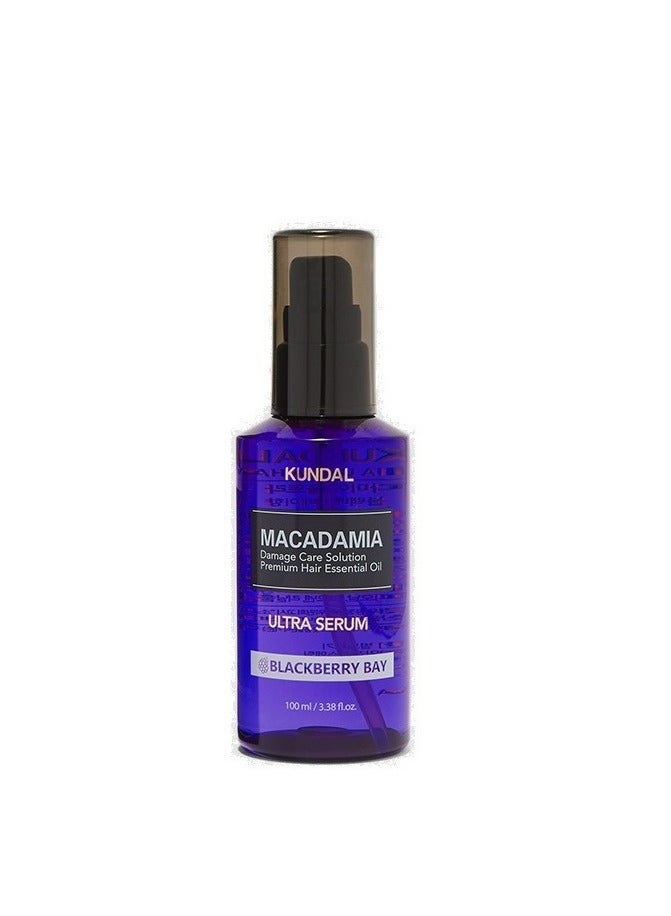 Macadamia Damage Care Solution Premium Hair Essential Oil Ultra Serum Blackberry Bay 100 mL