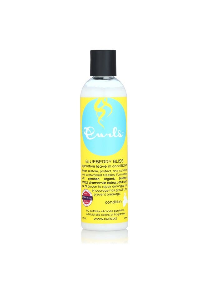 Blueberry Bliss Reparative Leave In Conditioner - 8 oz, Helps Repair Damage and Prevent Breakage, Conditioner for Curly Hair, Wavy, and Coily Hair Types
