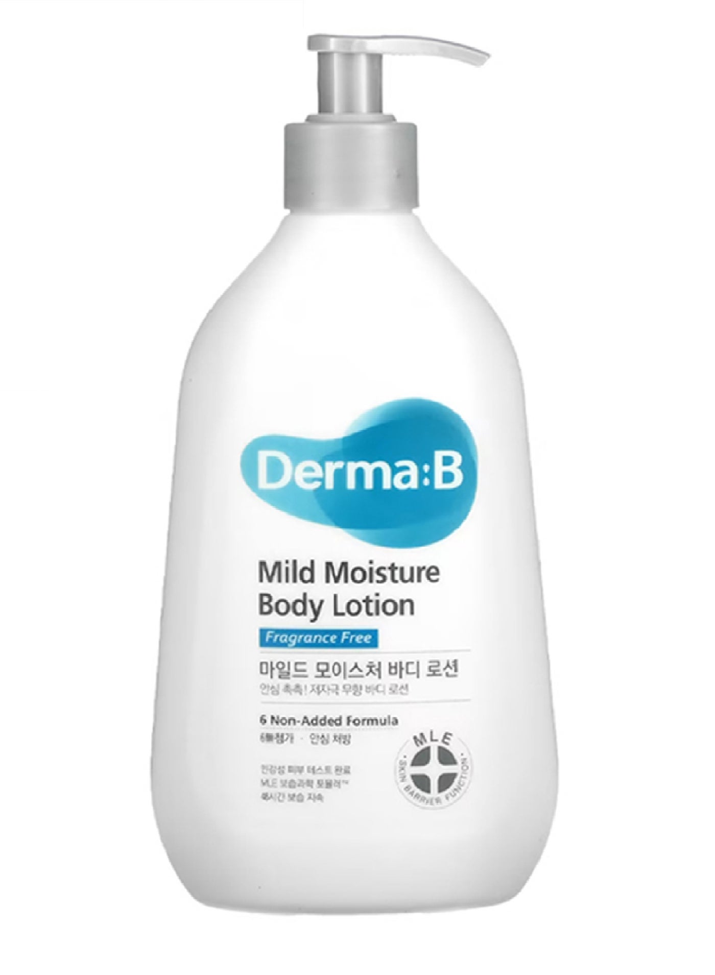 Derma:B Mild Moisture Body Lotion (Fragrance Free) 400ml