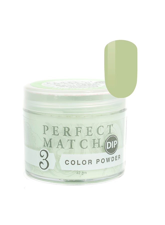 Nail Dipping Powder Cucumber Mint 42g, Dip Acrylic Powder Nail Art Manicure System by Perfect Match PMDP227