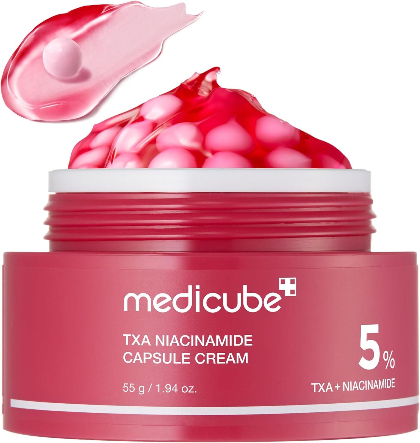 TXA+Niacinamide Capsule Cream | Dual Radiance Moisturizer, Ideal for Use After Spot Care | For Uneven Skin Tone, Texture & Hydration | 99% Pure Tranexamic Acid | Korean Skincare