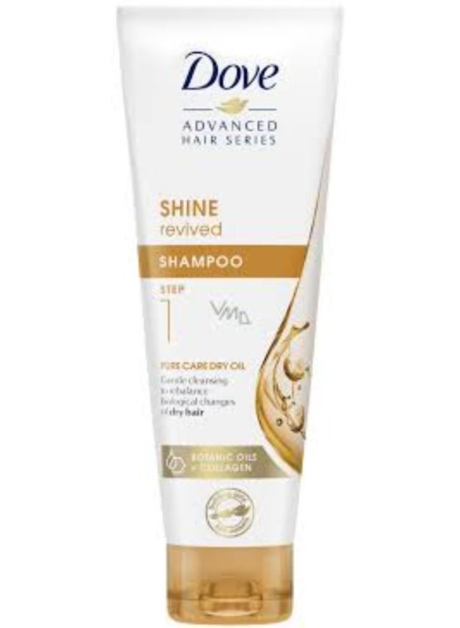 Dove Advanced Shine Revived Series Pure Care Dry Oil Shampoo for Dry Hair 250ml