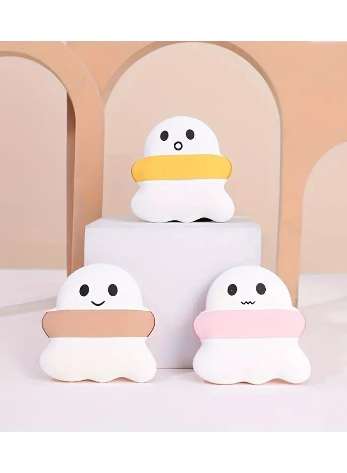3 PCS Cosmetic Puff Soft Specter Shape Sponge Smooth Foundation Brush Air Cushion Puff Beauty Tools Makeup Powder Puff