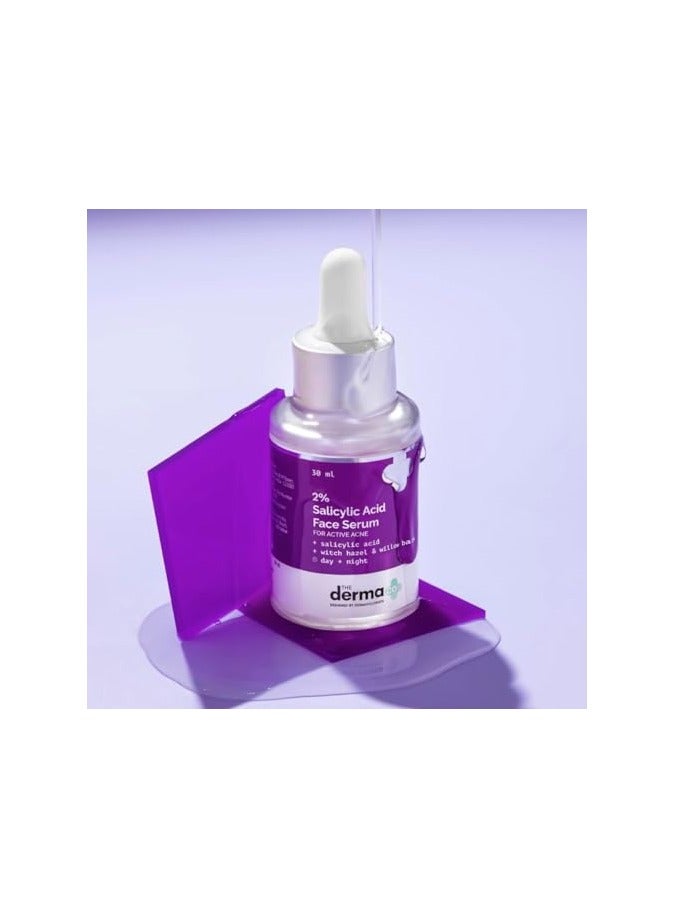 The Derma Co Anti Acne Kit | Skincare Routine Kit | 1% Salicylic Acid Gel Face Wash + 2% Salicylic Acid Serum + 1% Hyaluronic Sunscreen Aqua Gel |Spectrum Protection, Spf 50 Pa++++ For Men And Women - image 3