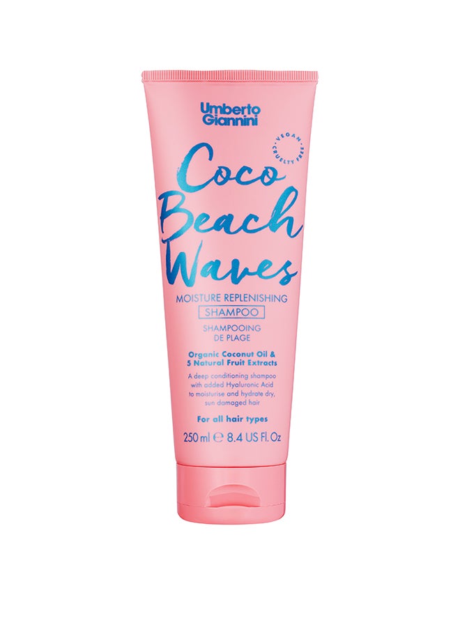 Coco Beach Waves Moisture Replenishing Shampoo 250ml