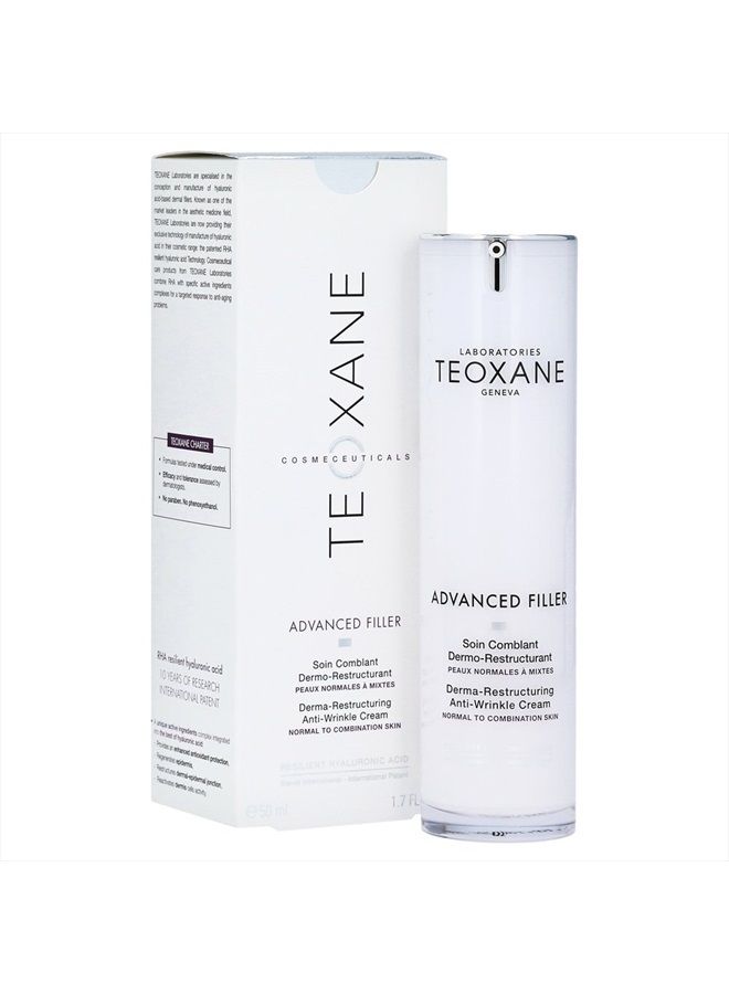 Advanced Filler Anti-Wrinkle Cream Normal to Combination Skin - New Face of Teosyal Advanced Filler - Normal to Combination