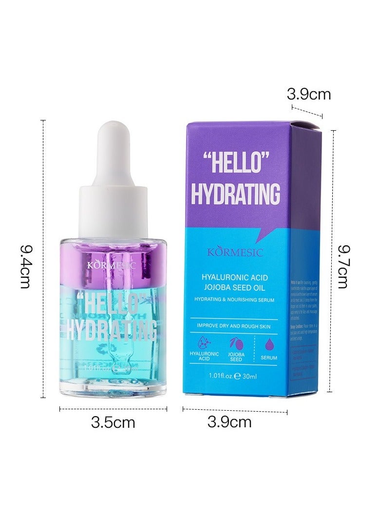 Hyaluronic Acid + Jojoba Seed Oil Serum - Deep Hydration & Nourishing Care 30ml