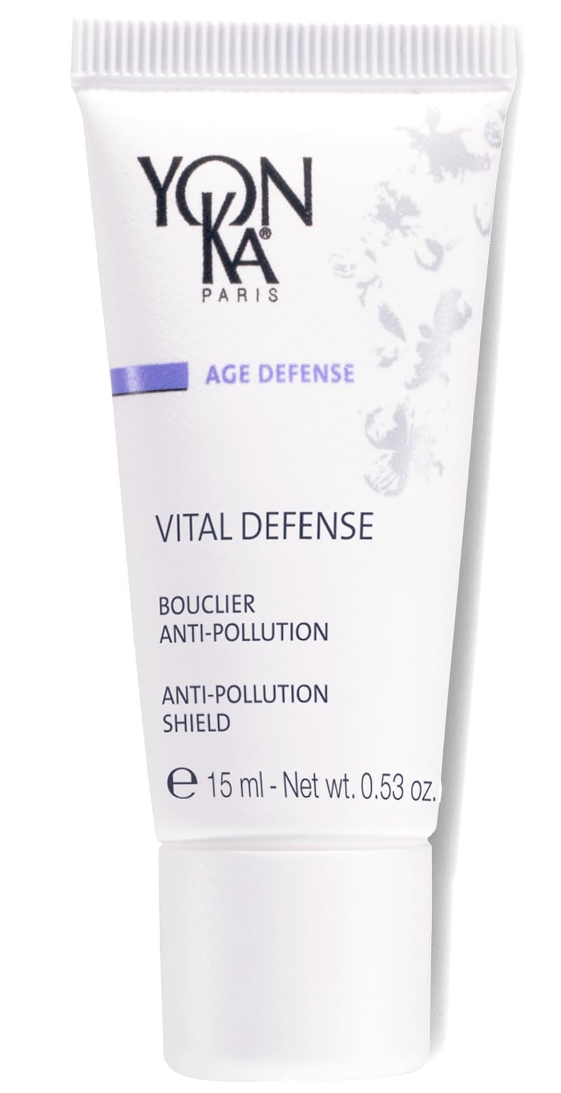 Yon-Ka Vital Defense Day Cream | Daily Facial Moisturizer and Hydrating Anti-Pollution Creme | Dermatologist Tested Professional Skincare | Paraben-Free | Travel Size 0.53 oz