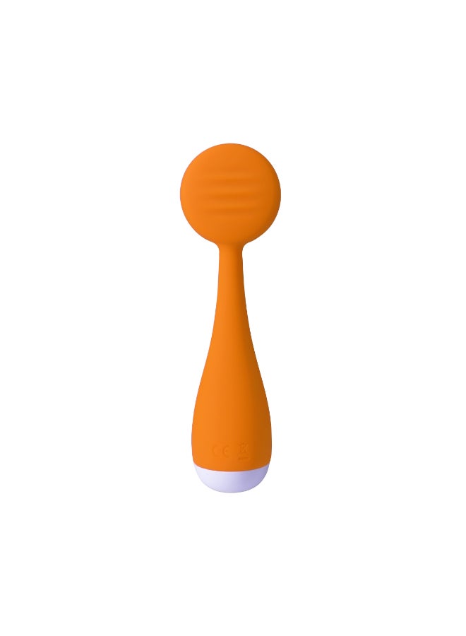 Clean Body - Smart Cleansing Device with Silicone Brush & Three Interchangeable Attachments Waterproof SonicGlow Vibration Cleanse, Exfoliate, Massage Body, Blush