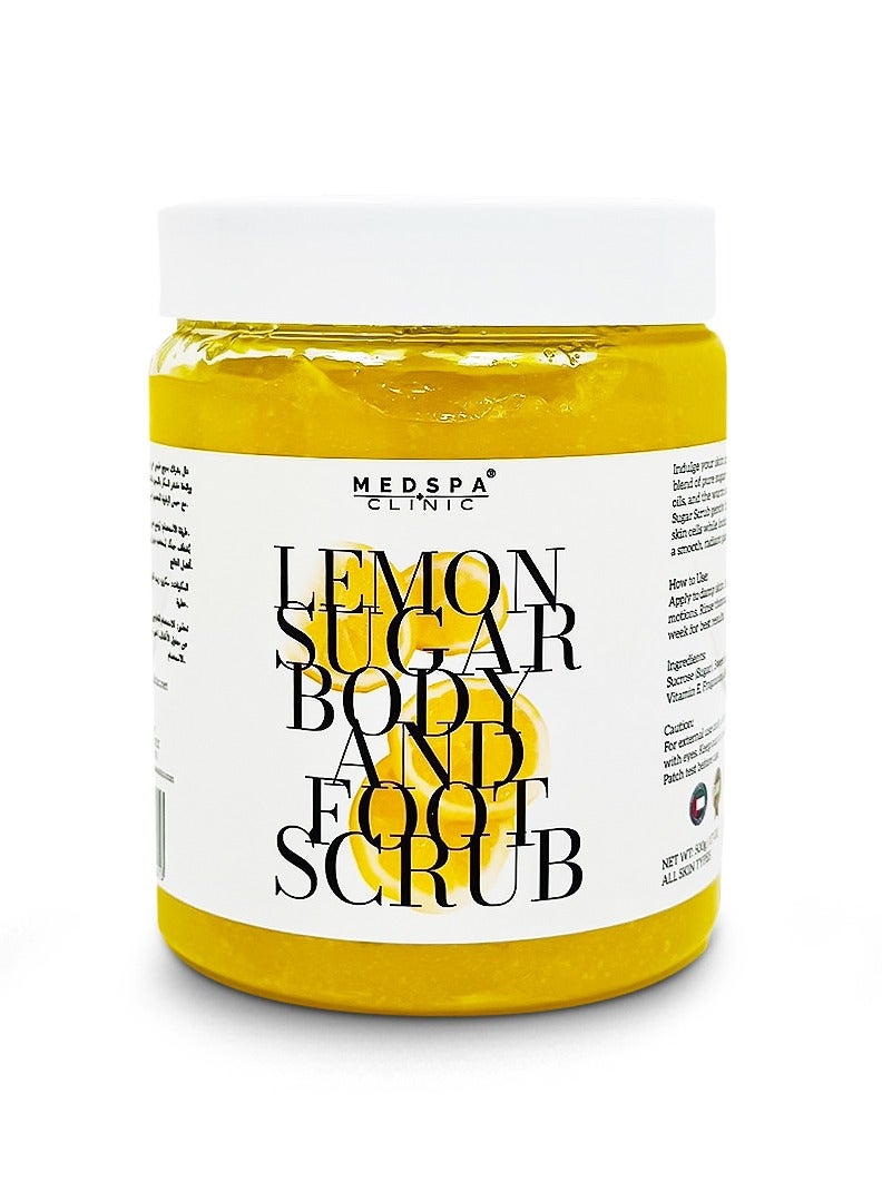Lemon Sugar Body and Foot Scrub 500g
