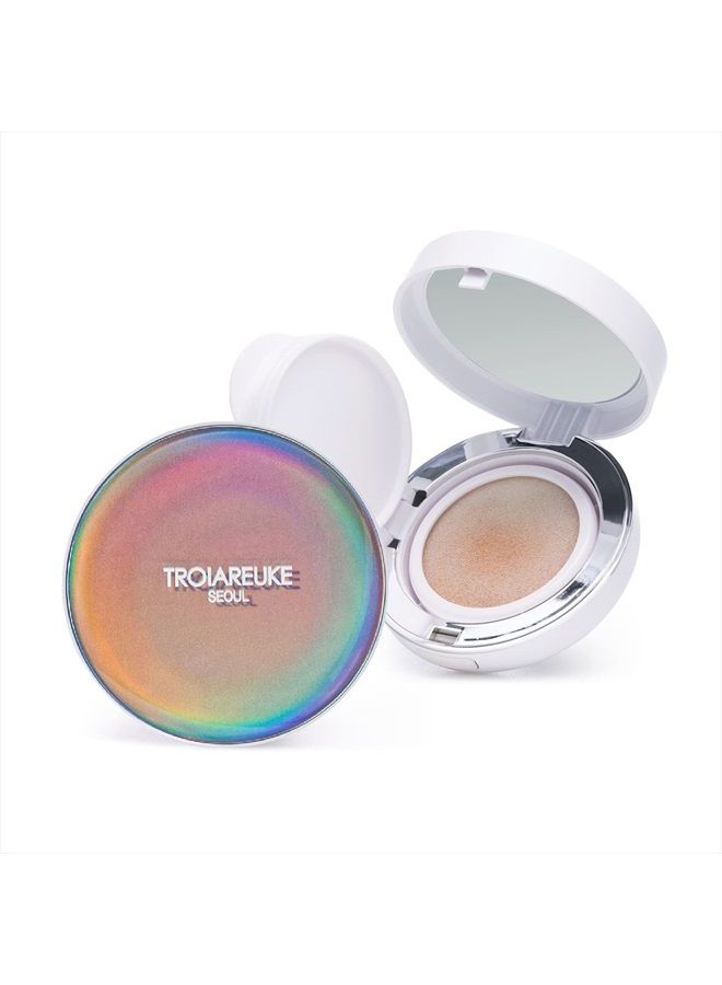 Seoul "Bridal" Cushion Foundation (Shade 22 Yellow Beige) Natural Coverage Foundation I Wedding Makeup for All Skin Types, Glowing,Flawless Finish I Korean Aesthetic Makeup