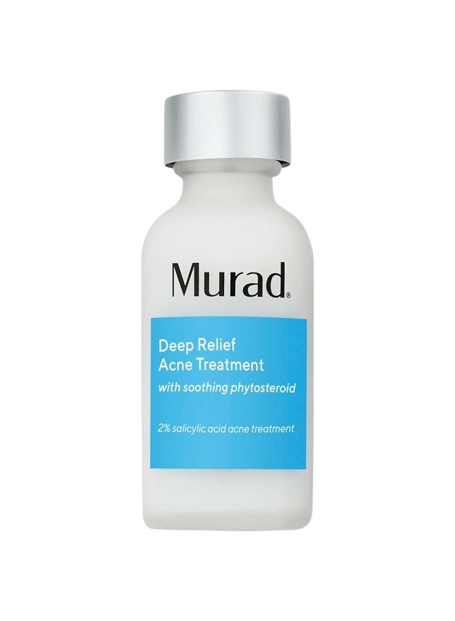 Deep Relief Blemish & Acne Treatment - Formulated with Salicylic Acid to Clear & Prevent Breakouts, Reduces Redness & Soothes Irritated Skin (30 ml)