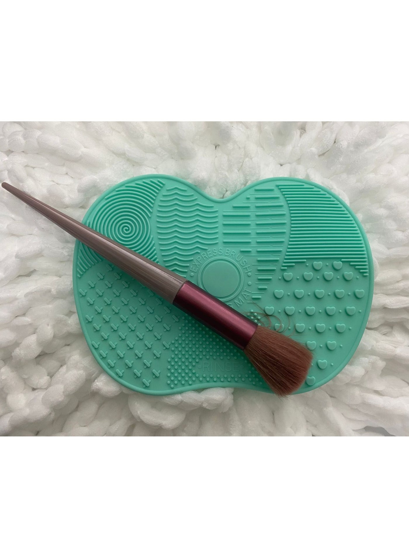 1 Pc Silicone Brush Cleaner Washing Brush Cleaning Mat Foundation Make Up Brush Cleaner Pad Universal Makeup Tool with Sunction Cups