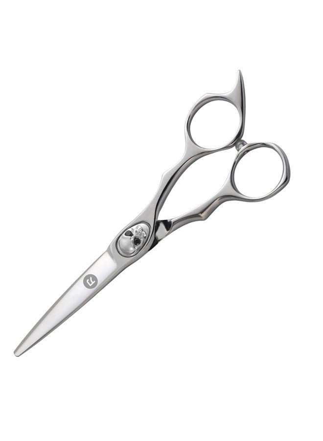 Saki Tachi Skull Screw Barber Shears/Scissors - 6 Inch Professional Barber Hair Scissors for Men - Japanese Steel