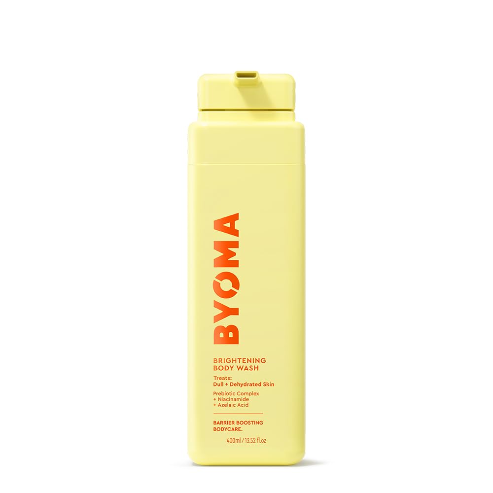 BYOMA Brightening Body Wash - Creamy Formula with Niacinamide & Azelaic Acid for Dull, Dehydrated Skin - Brightens & Evens Tone - Skin Barrier Repair - 16.9 Fl. Oz