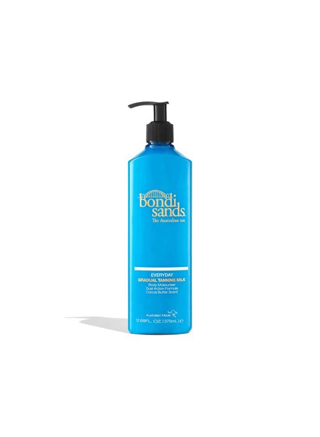 Everyday Gradual Tanning Milk | Long-lasting, Tanning Body Moisturizer Enriched With Aloe Vera and Vitamin E for Glowing Skin, 12.68 Fl Oz
