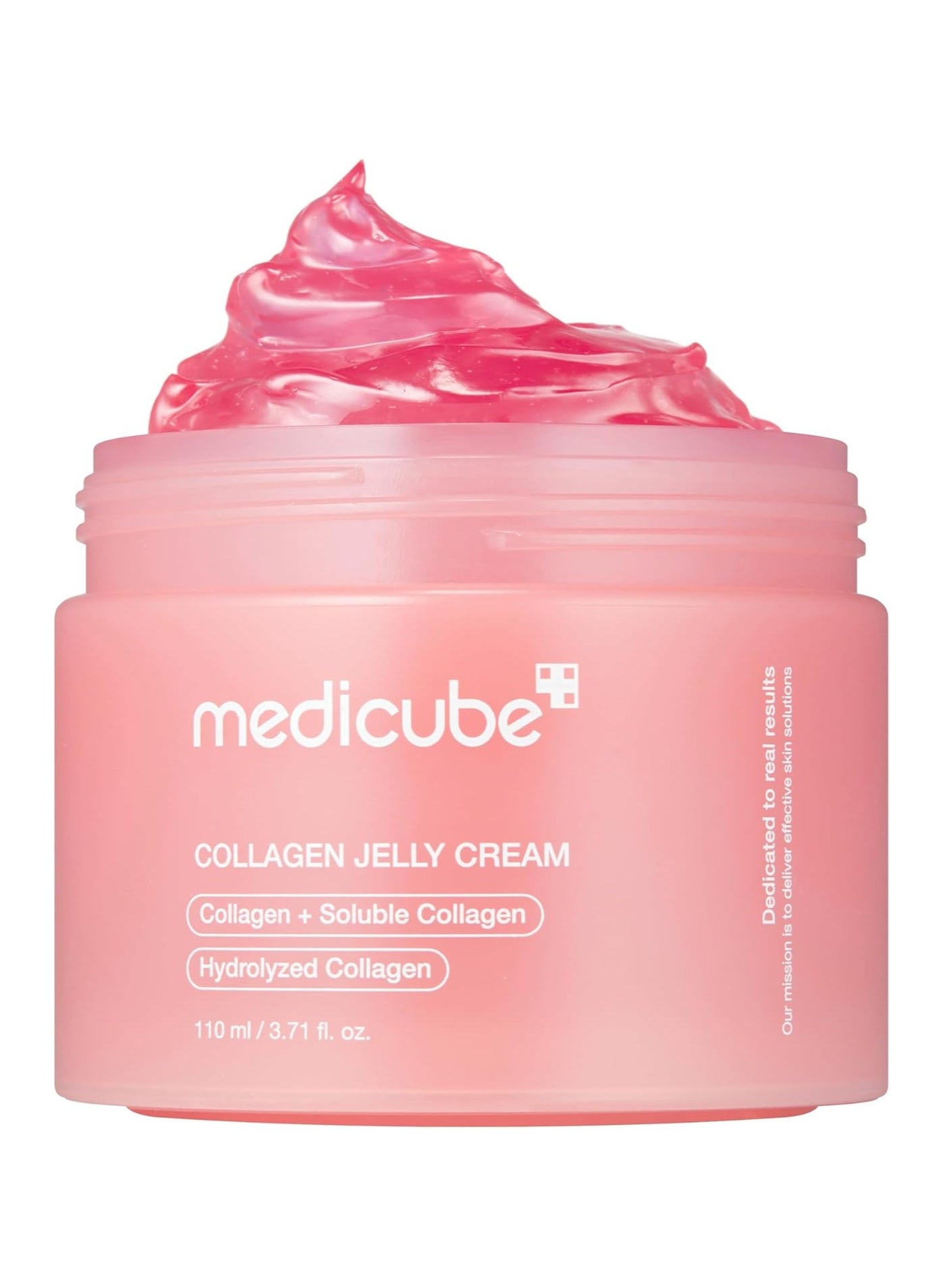 Collagen Jelly Cream- Niacinamide & Freeze-Dried Hydrolyzed Collagen - Boosts skin's barrier hydration and gives 24h Glow & Lifted Look - No artificial color, Korean skincare