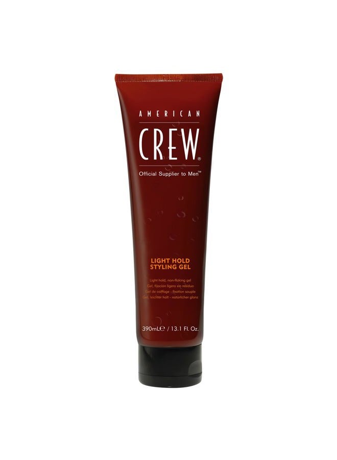 American Crew Men's Hair Gel, Light Hold Styling Product, 13.1 fl oz