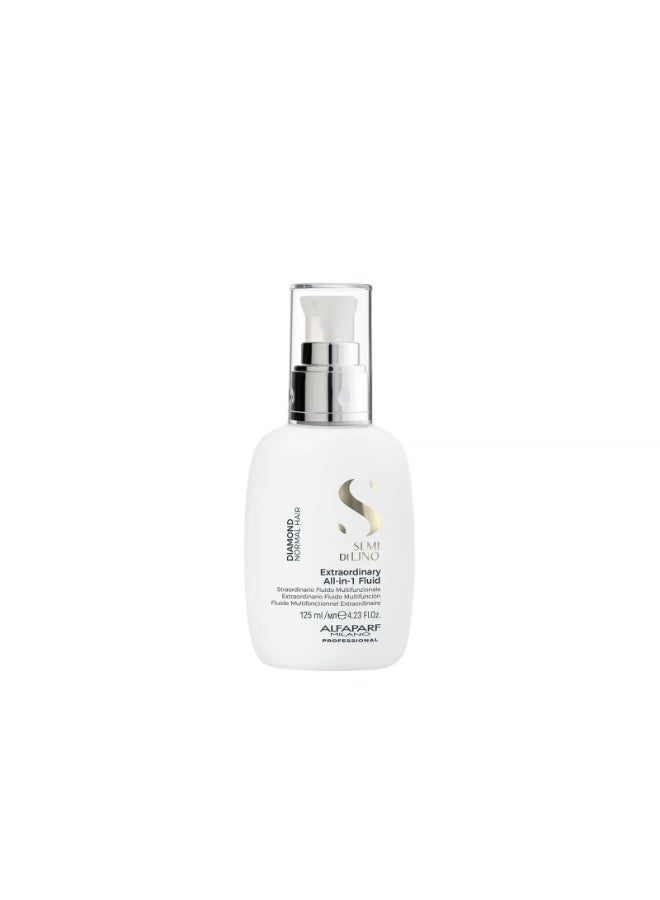 Semi Di Lino Diamond Leave-In All In One 125ml | Multi-Benefit Leave-In Spray for Shine, Detangling, Heat Protection And Smooth Hair