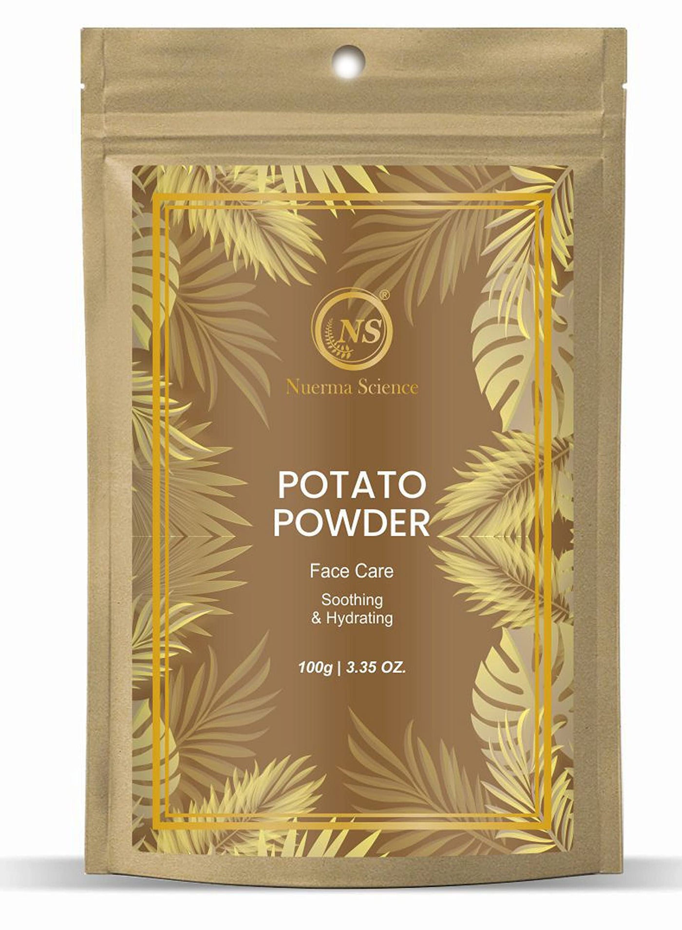 Nuerma Science Natural Potato Powder for Healthy Lightening & Whitening Skin tone -100 GM