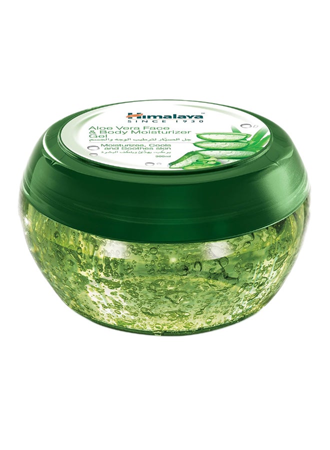 Aloe Vera Face And Body Moisturizer Gel Green 175ml