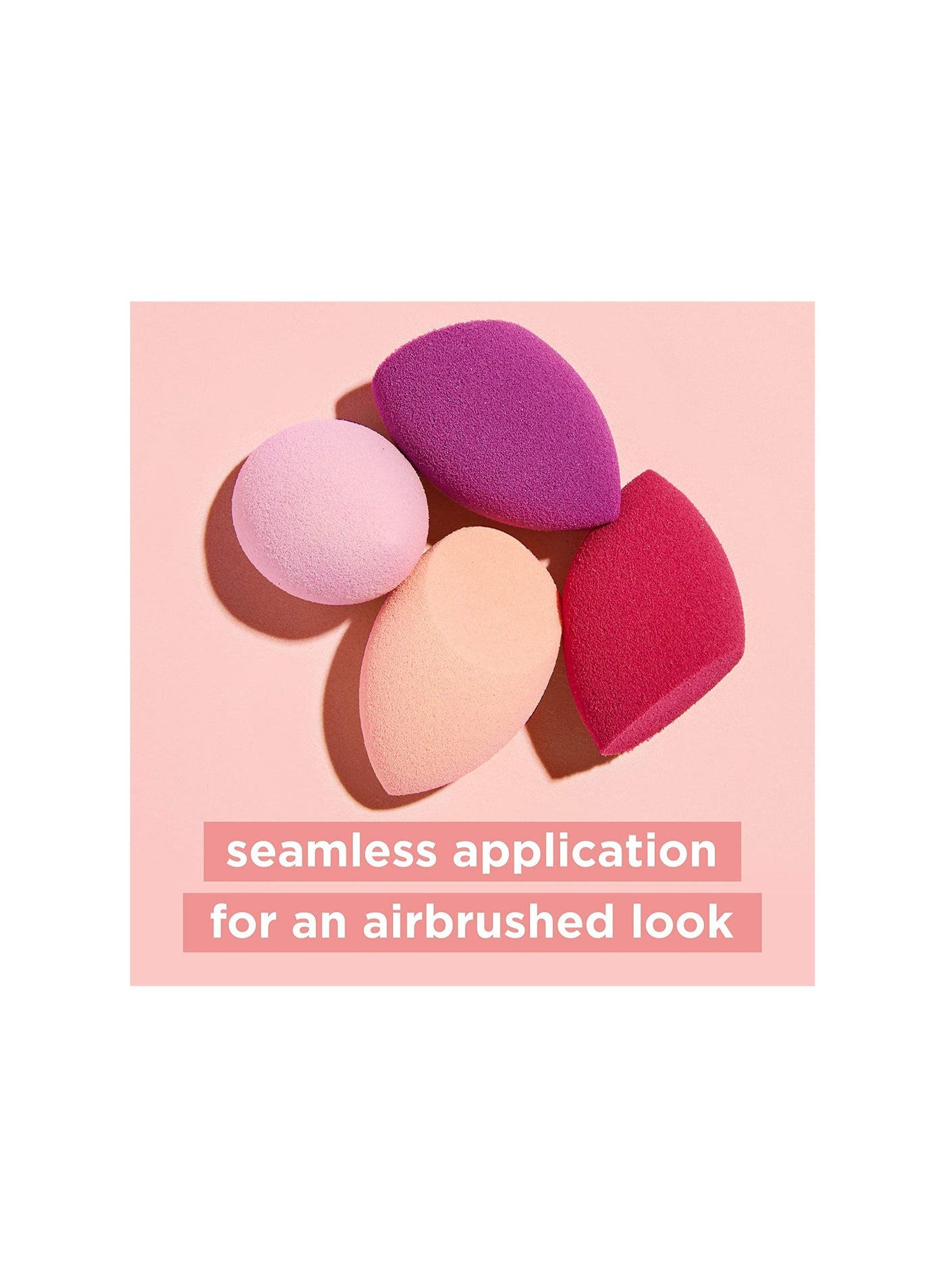 4 Pcs Real Mini Makeup Blender Miracle Complexion Beauty Sponges