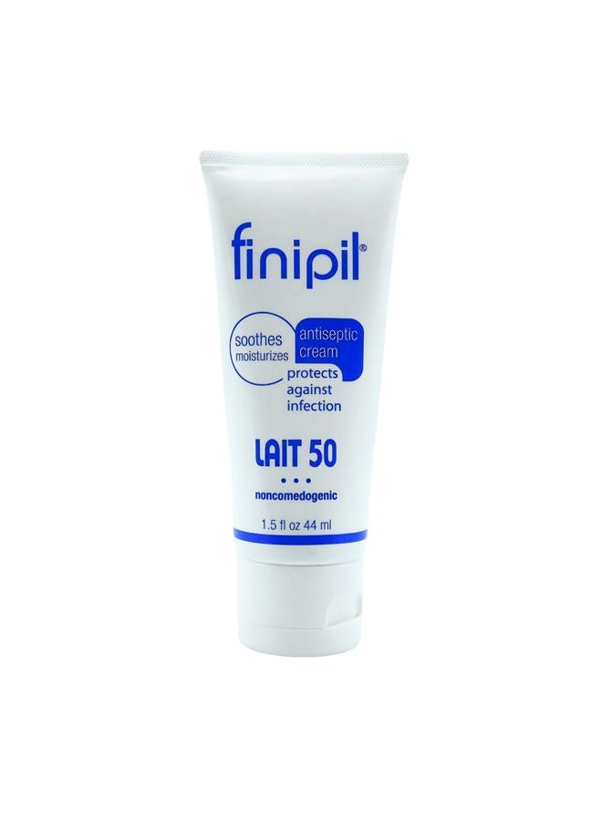 Finipil Lait 50 Antiseptic Cream – Post Hair Removal & Ingrown Hair Treatment, Cools & Soothes Skin, 1.5 Ounce