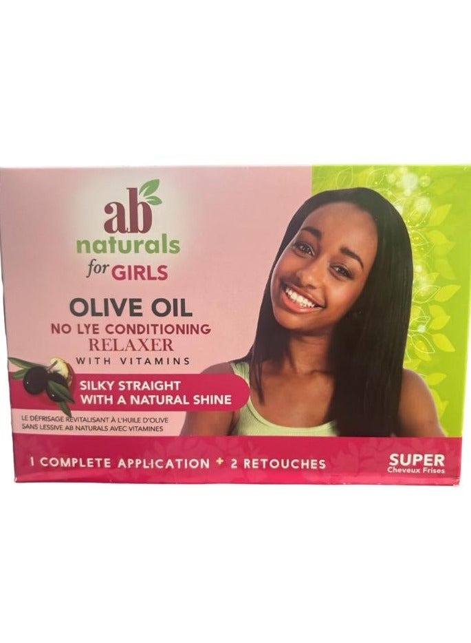 No Lye Conditioning Relaxer With Olive  Oil Super 1 Complete Application + 2 Retouches