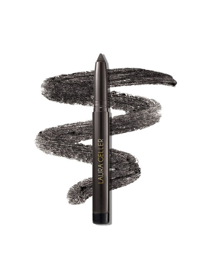 Kajal Longwear Kohl Eyeliner Pencil with Caffeine, Smooth & Blendable Makeup, Deep Charcoal