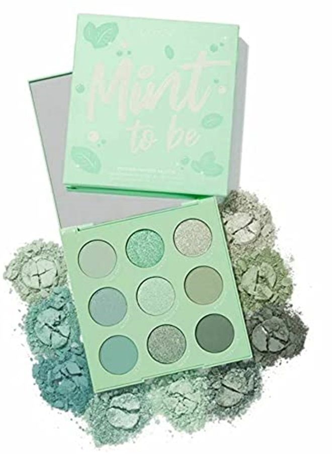 "Mint to Be" Shadow Palette - 9 Pan Eyeshadow Palette Full Size, No Box